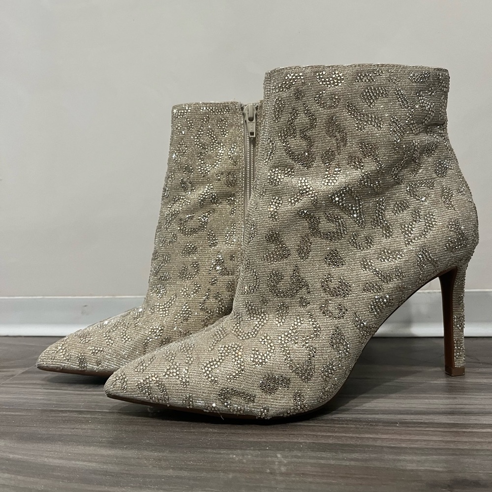 Gianni Bini rhinestone booties